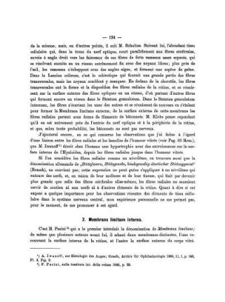 7. Membrana limitans interna.