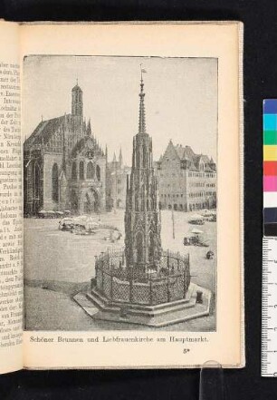 Schöner Brunnen und Liebfrauenkirche am Hauptmarkt.
