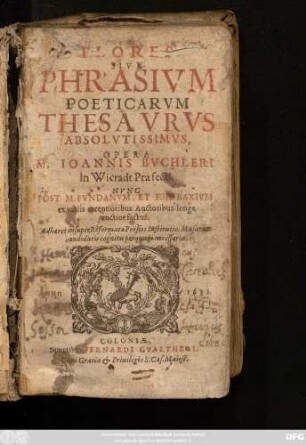Flores Sive Phrasium Poeticarum Thesaurus Absolutissimus