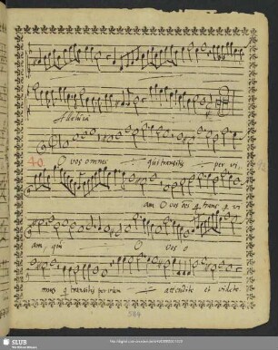[Giacomo Moro:] O vos omnes