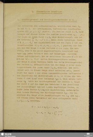 I. Theoretische Grundlagen