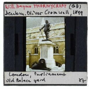 London, Denkmal des Oliver Cromwell