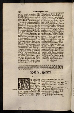 320-332, Das VI. Capitel