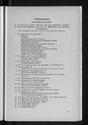 Erläuterungen zum beiliegenden Lageplan