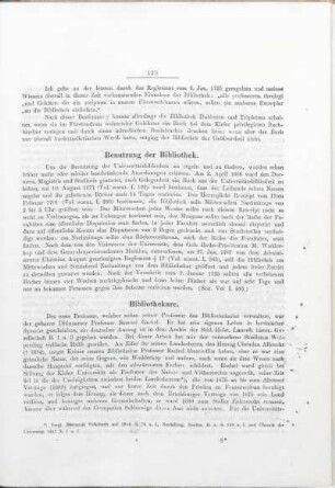 Benutzung der Bibliothek.