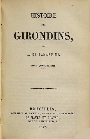Histoire des Girondins, 14