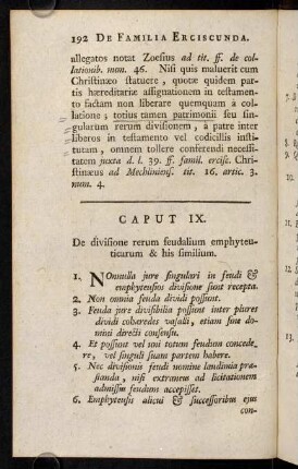 192-207, Caput IX.