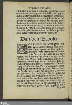 Van den Scholen