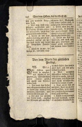 146-149, Von dem Worte der göttlichen Predigt