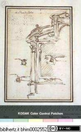 Disegni di Carlo Marchionni Architetto, e Scultore Romano, Altarentwurf für die Cappella dell'Angelo Custode im Dom zu Spoleto