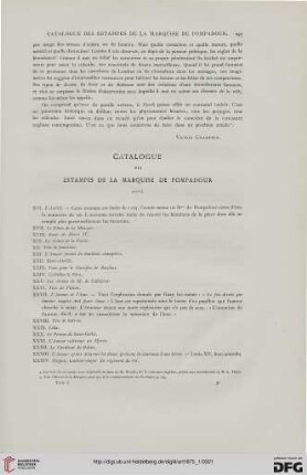 1: Catalogue des estampes de la Marquise de Pompadour, [2]