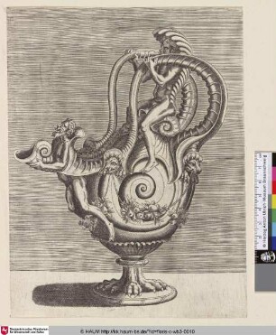 [Nautiluspokal; Can formed from shell, Nautilus Cup]