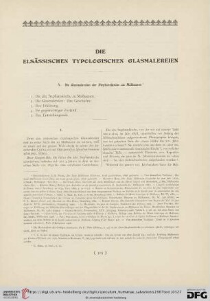 Die elsässischen typologischen Glasmalereien