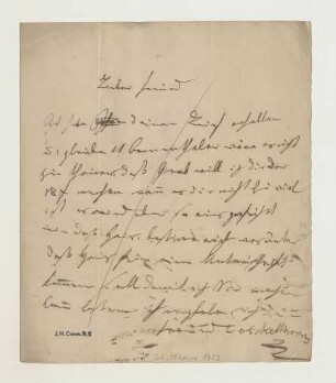 Brief von Schellhorn an Joseph Heller