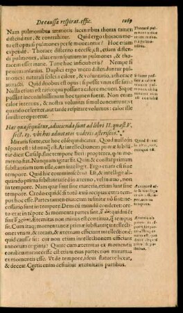 Haec quae sequuntur, adiicienda sunt ad libri II. quaest. V. sect. 13. ...