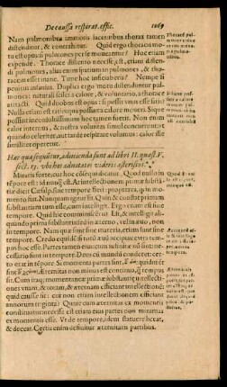 Haec quae sequuntur, adiicienda sunt ad libri II. quaest. V. sect. 13. ...