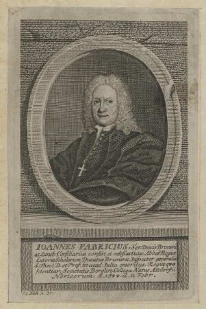 Bildnis des Ioannes Fabricius