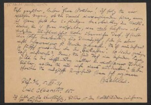 Brief an Ludwig Strecker und B. Schott's Söhne : 05.03.1931