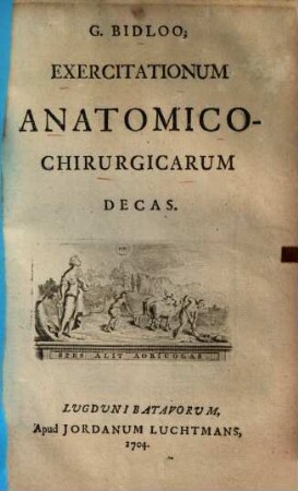Exercitationum anatomico-chirurgicarum decas