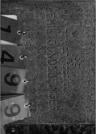 Grabstein 1499 [Hahn S. 83 Grab-Nr. 2090/91]: Grabstein 1499 (Detailaufnahme 2) [Hahn S. 83 Grab-Nr. 2090/91]