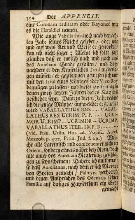 354-361, Wie lange Vaballathus noch nach den achten Jahr ...
