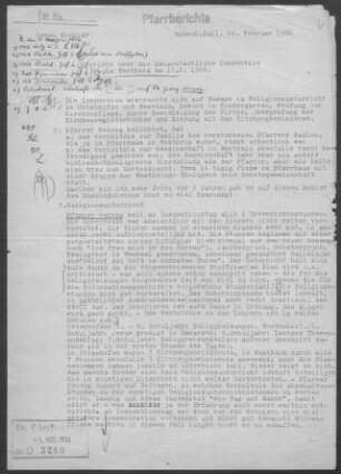 Westheim-Uttenhofen: Inspektionsbericht 1956