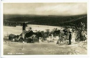 Schellerhau. Winter in Schellerhau
