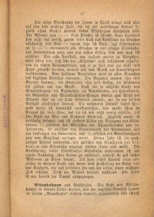 Eisenbahnen und Gasthäuser.