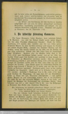 3. Die historische Bedeutung Gommerns