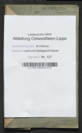 Erblasser: Schmitz, Francisca, geb. Laufkötter: