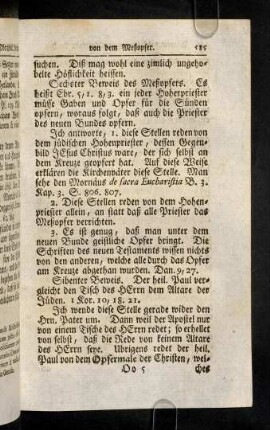 585-594, Sechster Beweis des Meßopfers. Es heißt ...