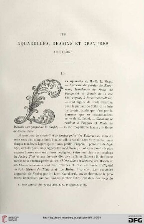 2. Pér. 10.1874: Les aquarelles, dessins et gravures au Salon, [2]