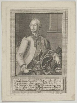 Bildnis des Maximilianus Josephus, Com. Palat.