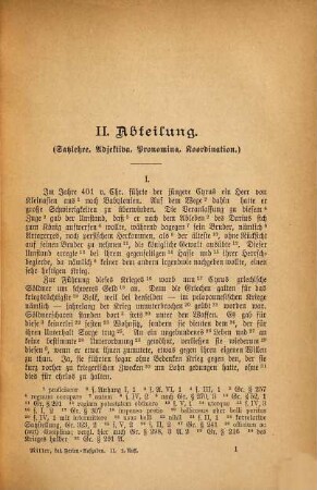 Lateinische Ferienaufgaben : Übungsaufgaben mit Anmerkungen und Hinweisungen auf die lateinische Grammatik von Englmann zur Selbstübung der Schüler., 2. Abteilung: Lehrstoff der Sekunda des Gymnasiums