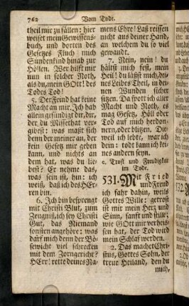 762-774, e. Torst und Freudigkeit im Tode...