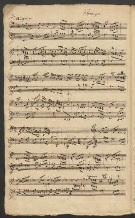 Stücke für Tasteninstrument; cemb; e-Moll; EngK 42