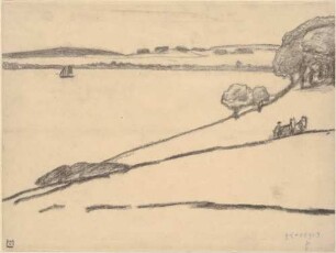 Blick über eine Bucht (Vilm)