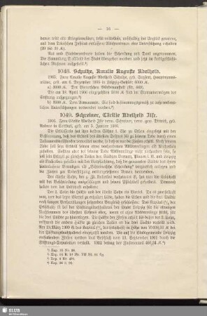 1048. Schultze, Amalie Auguste Adelheid