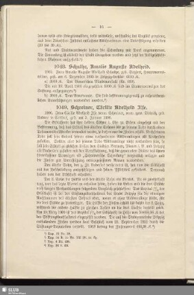 1048. Schultze, Amalie Auguste Adelheid