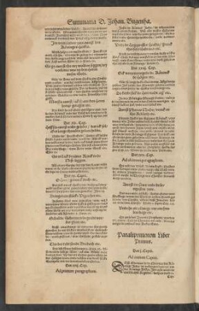 Paralipomenon Liber Primus.
