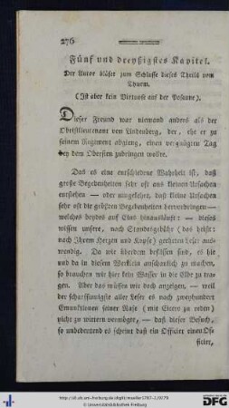 Fünf und dreyßigstes Kapitel.