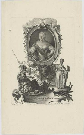 Bildnis der Elisabeth I. Rvssorvm Imperatrix