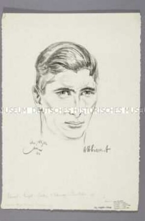 Bildnis des Leichtathleten Dr. Hans Heinrich Sievert