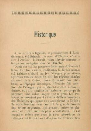 Historique