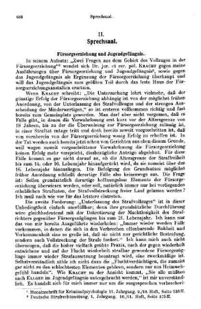 688-691, Fürsorgeerziehung und Jugendgefängnis