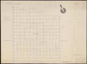 Staatsarchiv, Detmold: Planungsunterlage: Höhenplan 1:200
