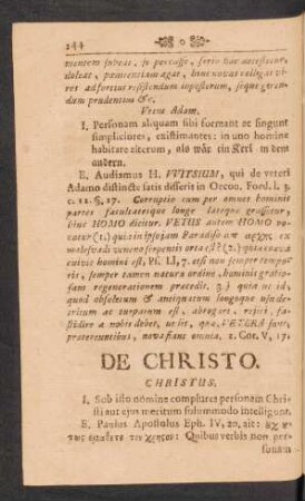 De Christo
