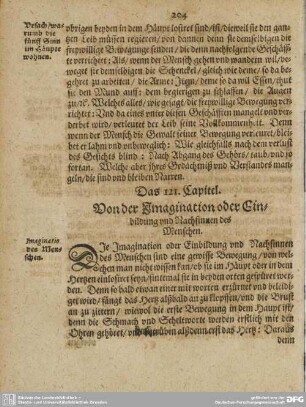 Das 121. Capitel. - Das 131. Capitel.