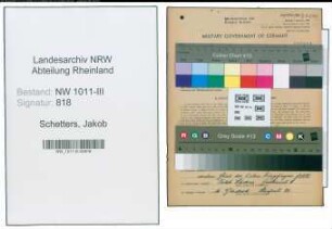 Entnazifizierung Jakob Schetters , geb. 13.04.1879 (Schreiner)