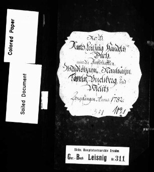 Gerichtshandelsbuch von Wendishain, Nauhain, Töpeln, Burgberg von Leisnig und Poselitz, Bd. 2
